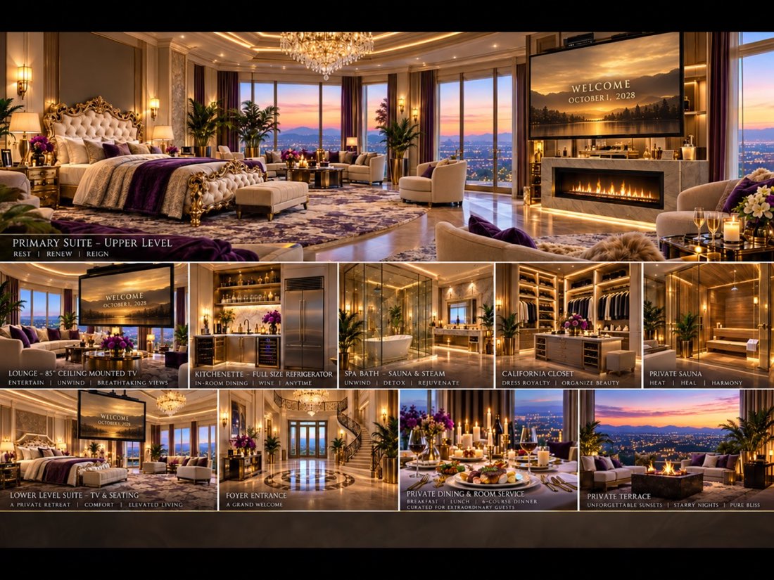 Conceptual primary-suite amenity vision